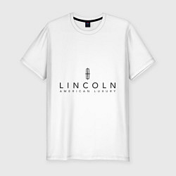 Футболка slim-fit Lincoln logo, цвет: белый