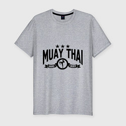 Футболка slim-fit Muay thai boxing, цвет: меланж