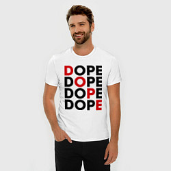 Футболка slim-fit Dope Lines, цвет: белый — фото 2