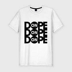 Футболка slim-fit Dope ON, цвет: белый