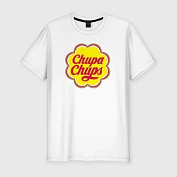 Футболка slim-fit Chupa-Chups, цвет: белый