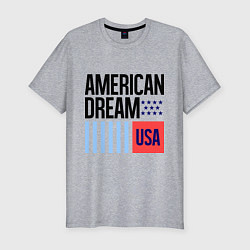 Футболка slim-fit American Dream, цвет: меланж