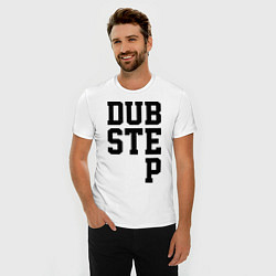 Футболка slim-fit DubStep Lines, цвет: белый — фото 2