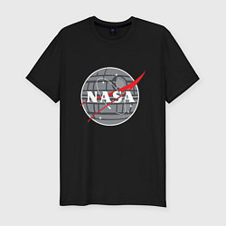 Футболка slim-fit NASA: Death Star, цвет: черный