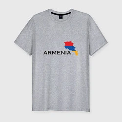 Футболка slim-fit Armenia, цвет: меланж