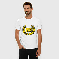 Футболка slim-fit Big Boss Лавры, цвет: белый — фото 2