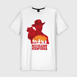 Футболка slim-fit Red Dead Redemption 2, цвет: белый