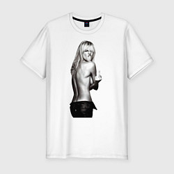 Футболка slim-fit Heidi Klum: Fuck Off!, цвет: белый