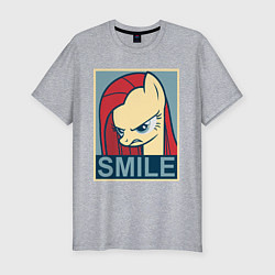 Футболка slim-fit MLP: Smile, цвет: меланж