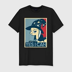 Футболка slim-fit MLP: Yes I Can, цвет: черный