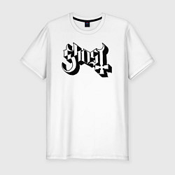 Футболка slim-fit Ghost, цвет: белый