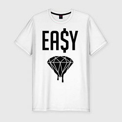 Футболка slim-fit Easy Diamond, цвет: белый