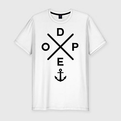 Футболка slim-fit Dope Anchor, цвет: белый