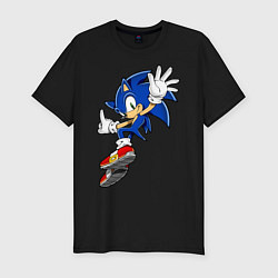 Футболка slim-fit Sonic, цвет: черный