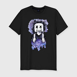 Футболка slim-fit Marshmello: Space Boy, цвет: черный