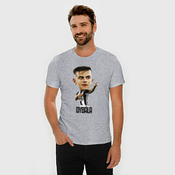 Футболка slim-fit Dybala, цвет: меланж — фото 2