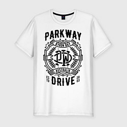 Футболка slim-fit Parkway Drive: Australia, цвет: белый