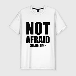 Футболка slim-fit Not Afraid, цвет: белый