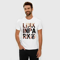 Футболка slim-fit Linkin Park, цвет: белый — фото 2