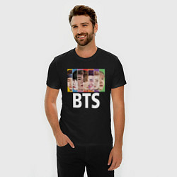 Футболка slim-fit BTS: Boys Faces, цвет: черный — фото 2