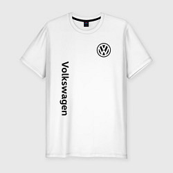 Футболка slim-fit VOLKSWAGEN, цвет: белый