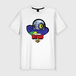 Футболка slim-fit Brawl Stars, цвет: белый