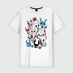 Футболка slim-fit Hollow Knight, цвет: белый