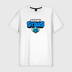 Футболка slim-fit BRAWLSTARS, цвет: белый