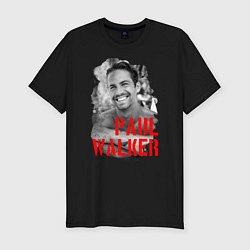 Футболка slim-fit Paul Walker, цвет: черный