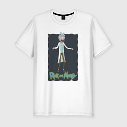 Футболка slim-fit Rick Sanchez, цвет: белый