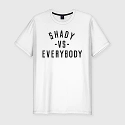 Мужская slim-футболка Shady vs everybody