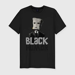 Футболка slim-fit Black Humor, цвет: черный