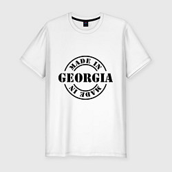 Футболка slim-fit Made in Georgia (сделано в Грузии), цвет: белый