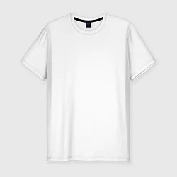 Мужская slim-футболка Без дизайна