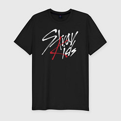 Футболка slim-fit Stray Kids, цвет: черный