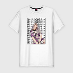 Футболка slim-fit Billie Eilish, цвет: белый