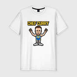 Футболка slim-fit Chef Curry, цвет: белый