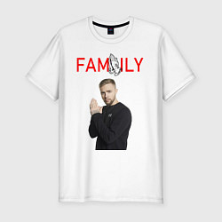 Футболка slim-fit ЕГОР КРИД - FAMILY, цвет: белый