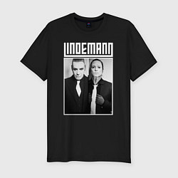 Футболка slim-fit Lindemann, цвет: черный