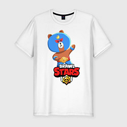 Футболка slim-fit BRAWL STARS EL BROWN, цвет: белый