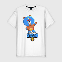 Футболка slim-fit BRAWL STARS EL BROWN, цвет: белый