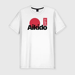 Футболка slim-fit Aikido, цвет: белый