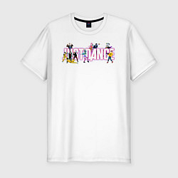 Футболка slim-fit Just Dance, цвет: белый