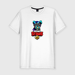 Футболка slim-fit BRAWL STARS, цвет: белый