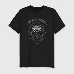 Футболка slim-fit ВЕДЬМАК, цвет: черный