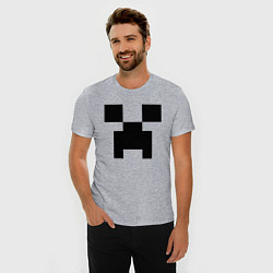 Футболка slim-fit Minecraft, цвет: меланж — фото 2