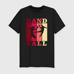 Футболка slim-fit Handball, цвет: черный