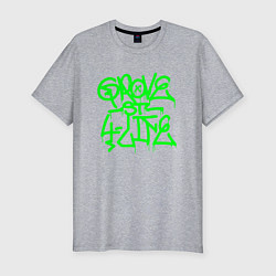 Футболка slim-fit GROVE STREET 4 LIFE, цвет: меланж