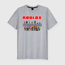 Футболка slim-fit ROBLOX, цвет: меланж