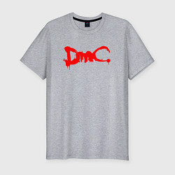 Футболка slim-fit DMC НА СПИНЕ, цвет: меланж